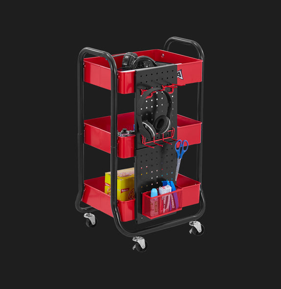 Carro Organizador Gamer Rojo-ergo2play.myshopify.com-